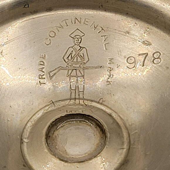 Continental Silver Co Pewter Goblets Communion Wine Cups #978 Set of 5 - Picture 8 of 9